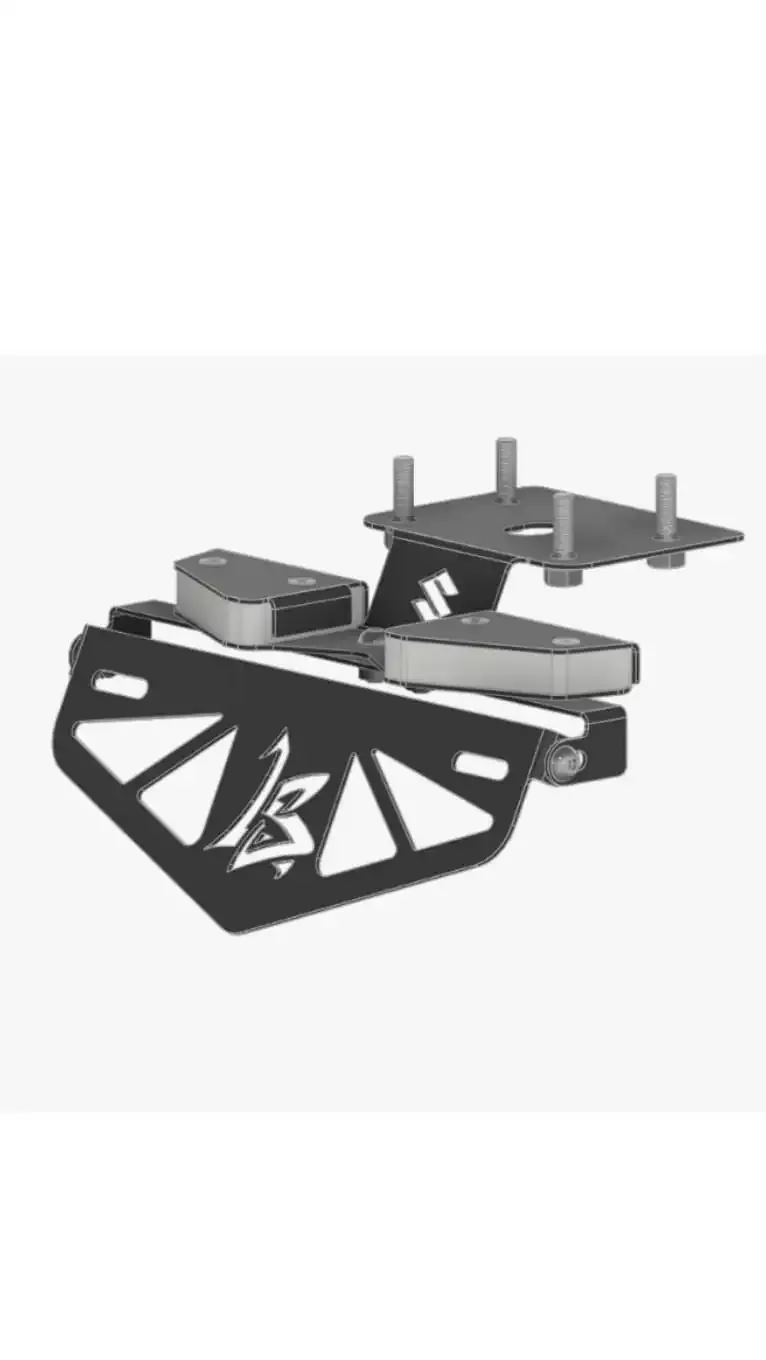 Motorcycle tail tidy with separate illuminated rear signal elements
